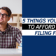 5 things you can do to Afford USCIS Filing Fees
